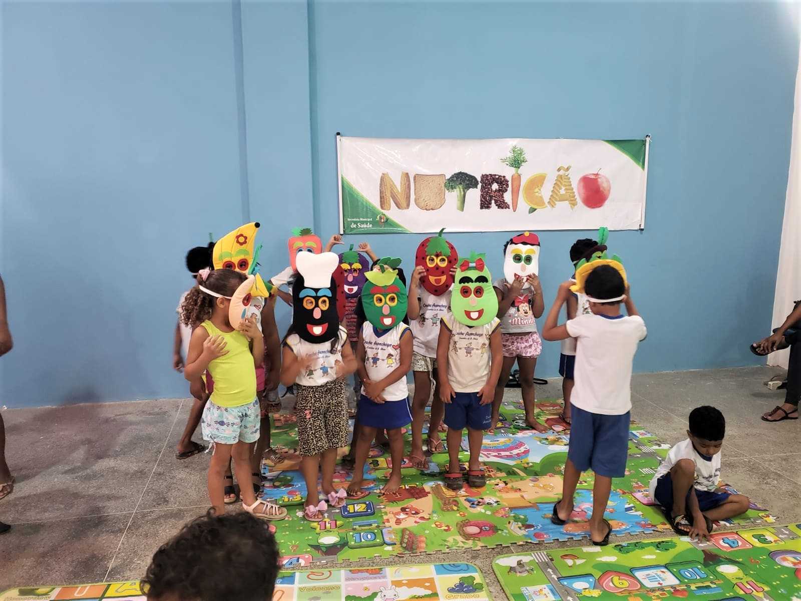 Camacã: O NASF comemorou o dia da Nutrição com diversão e aprendizado para alunos das creches